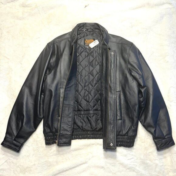 PECHANGA Men's Leather Jacket - Picture 4 of 9